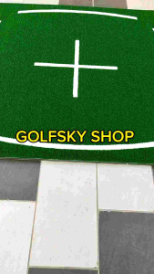 Thảm swing golf 3D nhập khẩu thảm golf swing thực hành thảm golf dấu cộng thảm golf chữ thập huấn luyện chơi golf