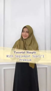 Jilbab Segiempat Sinar Syar’i 130cm X 130cm Premium /Jilbab Pesta Jumbo/Hijab SegiEmpat Sinar Glamour jumbo syar’i Premium