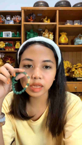 Fengshui Natural Aventurine Stone Prosperity Stone Opportunity Stone Money Magnet Money Catcher Wealth Activator Blessed Charm Bracelet