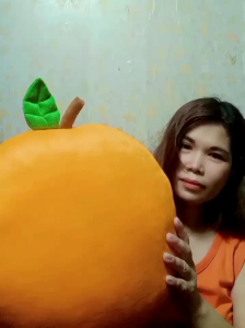 หมอนส้ม หมอนรูปส้ม