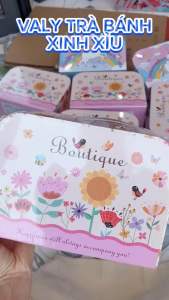 Bộ đồ chơi Vali trà bánh tiệc trà chiều cho bé mẫu mới nhiều chi tiết cho bé vui chơi giải trí tập kĩ năng rót nước mời ăn uống