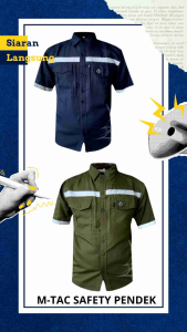 KEMEJA TACTICAL LENGAN PENDEK MM-TAC/SERAGAM KERJA LAPANGAN/KEMEJA PRIA DAN WANITA
