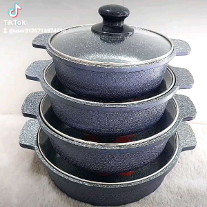 Thố gang đúc vân đá Sky Star cao cấp