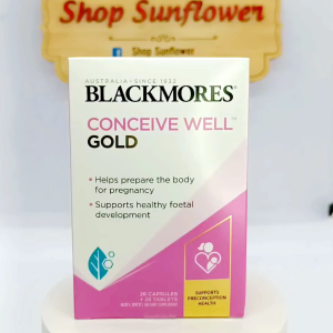 Blackmores Conceive Well Gold 56 viên của Úc giúp bổ trứng và tăng khả năng thụ thai