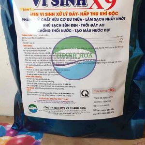 Men vi sinh Mạnh Phân Huỷ chất hữu cơ trong ao nuôi tôm cá 1kg/gói