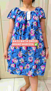 BAJU BATIK T-GEBER BAJU DRESS / BAJU BATIK TIDUR FREE SIZE GOOD QUALITY