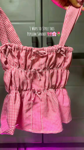 New Trending Premium Linen Gingham Print Women Ladies Tank Top For Casual Attire