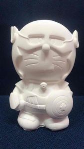 Tượng thạch cao tô màu hình Đô rê mon 2.