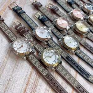 Best Seller - Harga Termurah - Viral - Jam Tangan Wanita Coach Tali Kulit Tangal Aktif Free Box