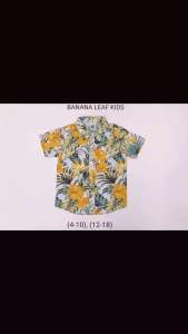 เสื้อเชิ๊ตลายสงกานต์เด็กผู้ชาย ใส่เทศกาลสงกานต์ ผ้าคอตตอล