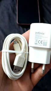 Charger Infinix Original 100% Bawaan HP Smart 5, Smart 6, Smart 7, Hot 9, dan Hot 10 Micro USB Original Bekas Bawaan HP