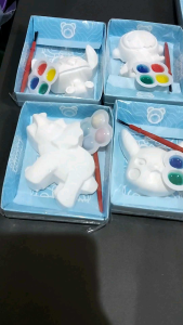 (5 Pcs) Mewarnai Gypsum Karakter / Kreasi mewarnai / Prakarya / Seni / Permainan