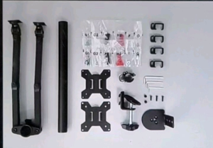 (SG READY STOCK) Adjustable laptop lcd LED monitor arm display mount double arm