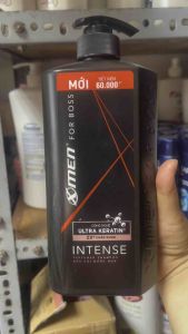 Combo Dầu gội nước hoa 650g + Sữa tắm nước hoa X-Men for Boss Intense 650g
