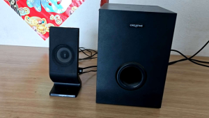 Loa creative của mỹ MF0355 siêu trầm 30w - đọc kỹ mô tả ( 1 vế left mất loa và ko xuất tiếng) nghe bình thường - giá rẻ