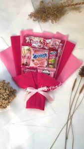 (B2) Buket snack/bucket snack/snack bouquet [INCLUDE: Greeting card+packing]