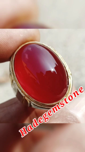 CINCIN BATU AKIK RED BARON PACITAN 18X25