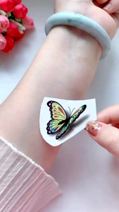 10 lembar tato temporer kupu-kupu bebas pilih kode Y