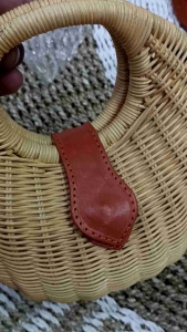 Tas rotan bulat tas rotan bulan tas rotan cantik tas wanita tas jinjing tas tenteng tas kondangan