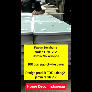 Headboard Oscar Premium 30 x 30 cm Hiasan panel dinding 3D Sticker Tempel