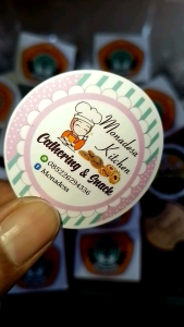 Stiker Menu Jualan & Stiker Label Produk Jualan