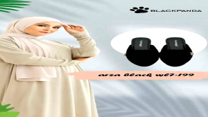 Sepatu slop blackpanda wanita model simple arza wl7