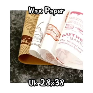 [ 25 PCS ] Wax Paper / Baking Paper MOTIF uk 28 x 38 cm ~ TEBAL 38 GSM