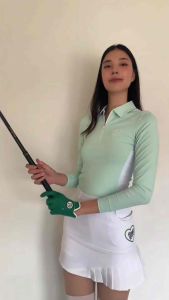 Pitch On Green Long Sleeve UV Protect Shirt เสื้อตีกอล์ฟแขนยาวกันแดด