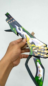 MAINAN KAYU SG 2 SKIN LUMUT PLURU KARET GELANG