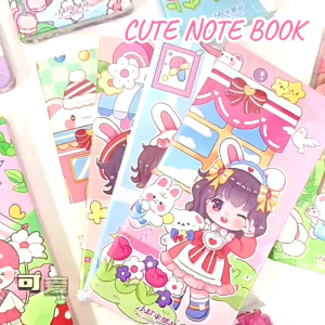 Cute Hard Cover Note Book Scrapbook Dairy Journal Kawaii Magnetic Decorative Hand Book / Buku Nota Cantik手掌本笔记本