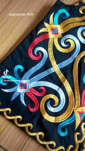 Rompi Bordir Premium khas Dayak Kalimantan