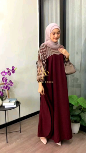 Kaftan Motif Miska Rayon Tebal Jumbo Ld 180 cm