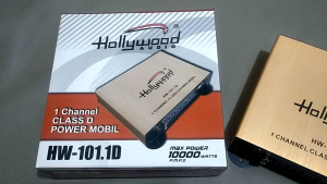 Power Monoblock HOLLYWOOD AUDIO HW-101.1D Amplifier Class D 1 Channel Monoblok Mono Mobil HW101.D HW 101.1D HW 101