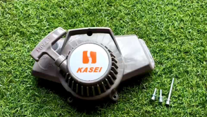 GJSชุดฝาดึงสตาร์ท+น๊อตยึด เครื่องตัดหญ้า 2 จังหวะ KASEI (คาไซ) รุ่น CG411#ตรงปก#งานคุณภาพ#ทนทานมาก ✓ของแท้ 100% ✓สำหรับงานหนัก