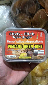 Wedang aren jahe - wedang praktis - minuman herbal tradisional - oleh-oleh Jogja