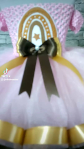 boho inpired tutu dress