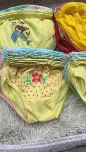 12pcs/6pcs Panty kids Girl Bargain 0-7yrs old Baby Girl Undies Panty Cutie