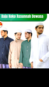 Baju Koko Sultan Lengan Panjang: Pilihan Baju Komko Muslim Dewasa