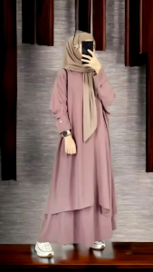 Baju setelan wanita fatiya set by alfashion