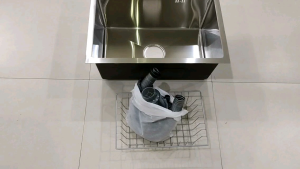 Chậu rửa chén bát 1 hố inox 304 đúc cao cấp kích thước dài 60 x rộng 45 cm x sâu 23 cm.
