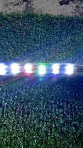 Lampu LED Celup Aquarium Kandila Z-20 Baris Double LED 20 4 Warna WRGB Harga termasuk packing Buble wrap