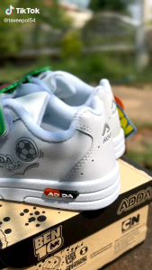 รองเท้าอนุบาลชาย ADDA  ben10 เบ็นเท็น 41A22  สีขาว 41N22 พร้อมส่ง