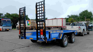 รถลากพ่วงขนย้ายรถเกี่ยวข้าวdc68/70บรรทุกสูงสุด4.5ตันรุ่นพิเศษ