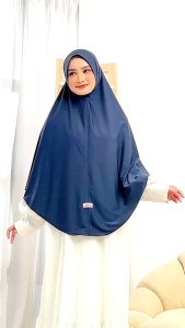 JESNA - KHIMAR NAYSA SIZE XL HIJAB INSTAN BERGO NON PAD  DAILY