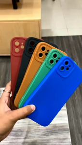 Silikon Xiaomi Redmi Note 10S Note 10 4G Softcase Selikon Case Silikon Macaron Candy Protect Pelindung Pro Camera Full Black Hitam