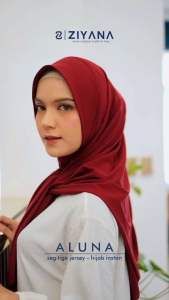 𝐙𝐈𝐘𝐀𝐍𝐀 - Segitiga Instan Oval Aluna Jersey Premium