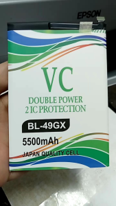 Baterai VC DOUBLE POWER BL-49GX/Hot 7 lite/X6812B/X690B/Note 7 lite/X656/Hot 11S/battery batre