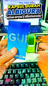 KAPSUL GURAH HERBAL ALBIGURA ASLI ORIGINAL BERGARANSI BANTU ATASI PERMASALAHAN BATUK SESAK NAFAS