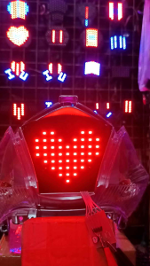 Stoplam Running Revo Fit FI Revo Injeksi Revo X Motif Love Dengan Delapan Mode Kedipan Otomatis