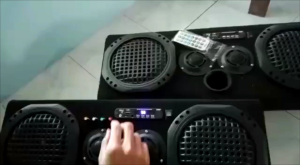 speaker aktif mobil 24v cocok buat mobil ber accu 24v usb bluetooth aux mmc